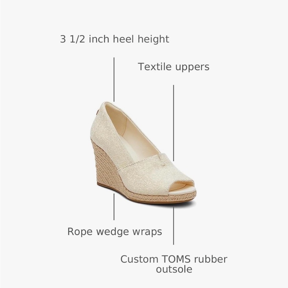Toms Womens Michelle Wedge